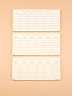 Mini Undated Weekly Planner \ DL Size Weekly Planner