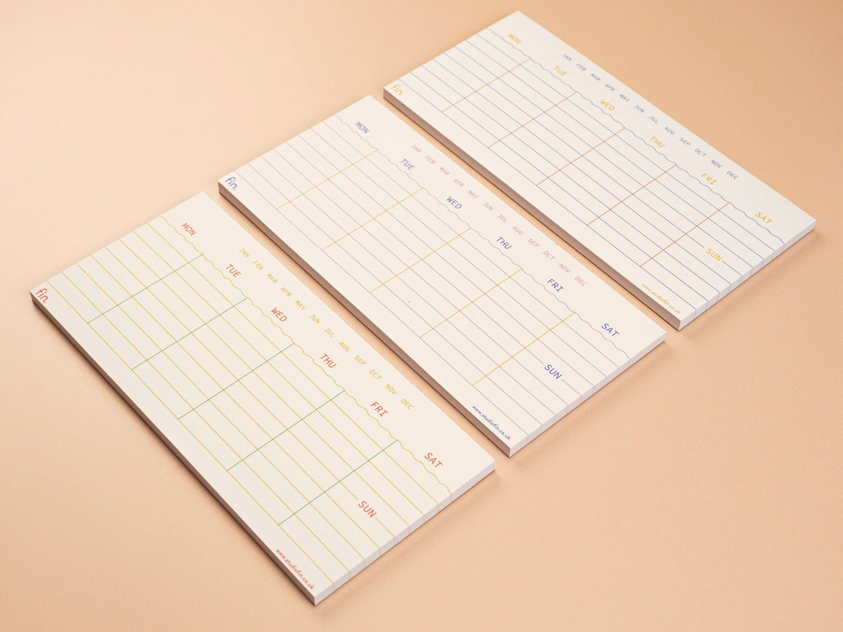Mini Undated Weekly Planner \ DL Size Weekly Planner
