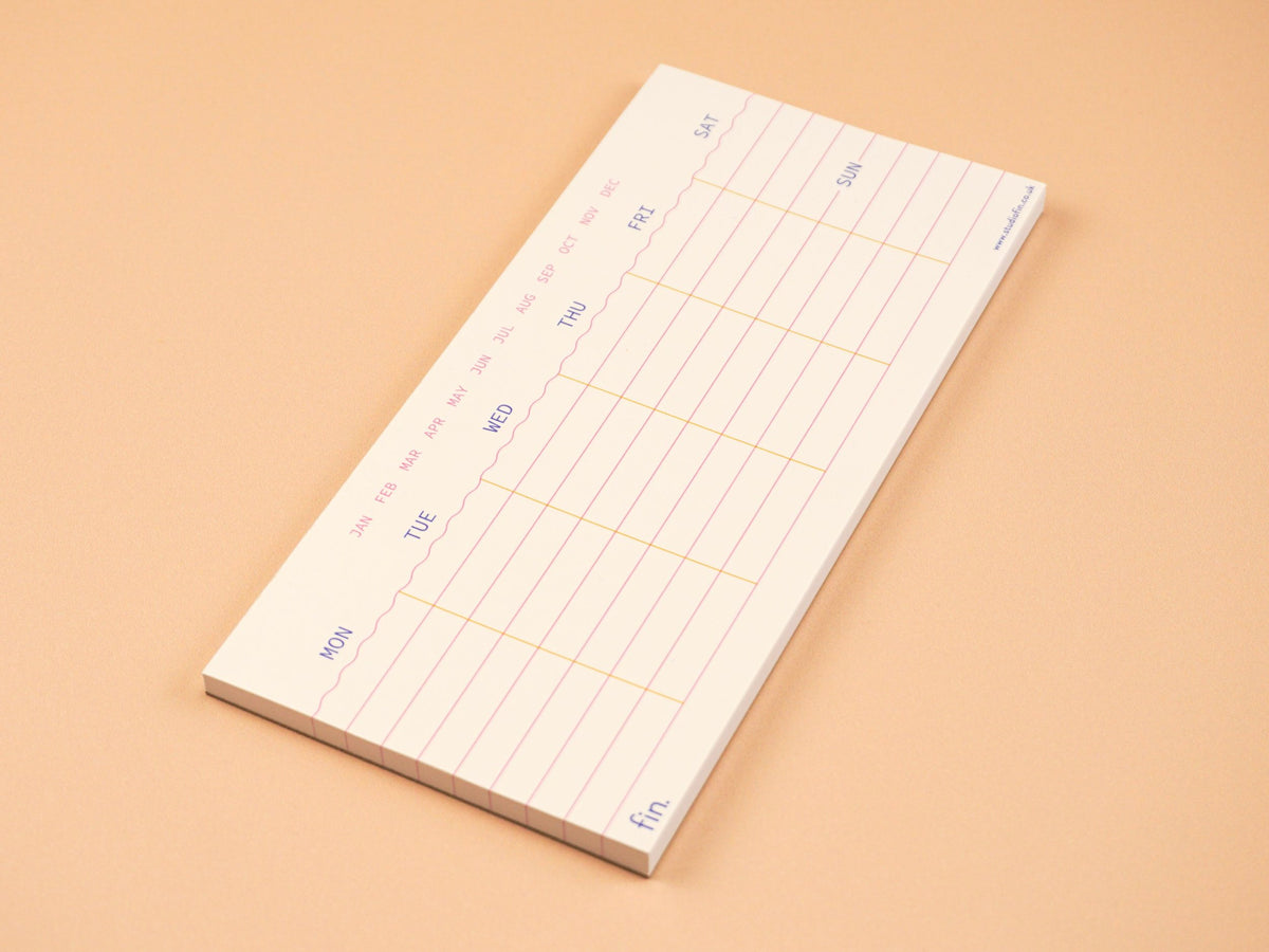 Mini Undated Weekly Planner \ DL Size Weekly Planner