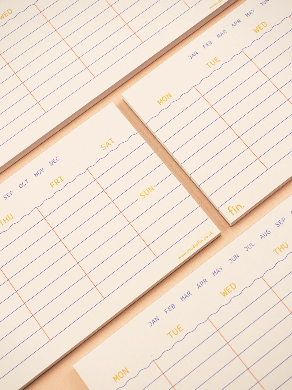 Mini Undated Weekly Planner \ DL Size Weekly Planner