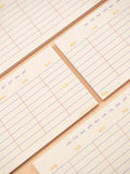 Mini Undated Weekly Planner \ DL Size Weekly Planner