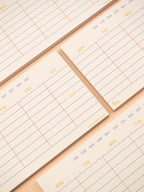 Mini Undated Weekly Planner \ DL Size Weekly Planner