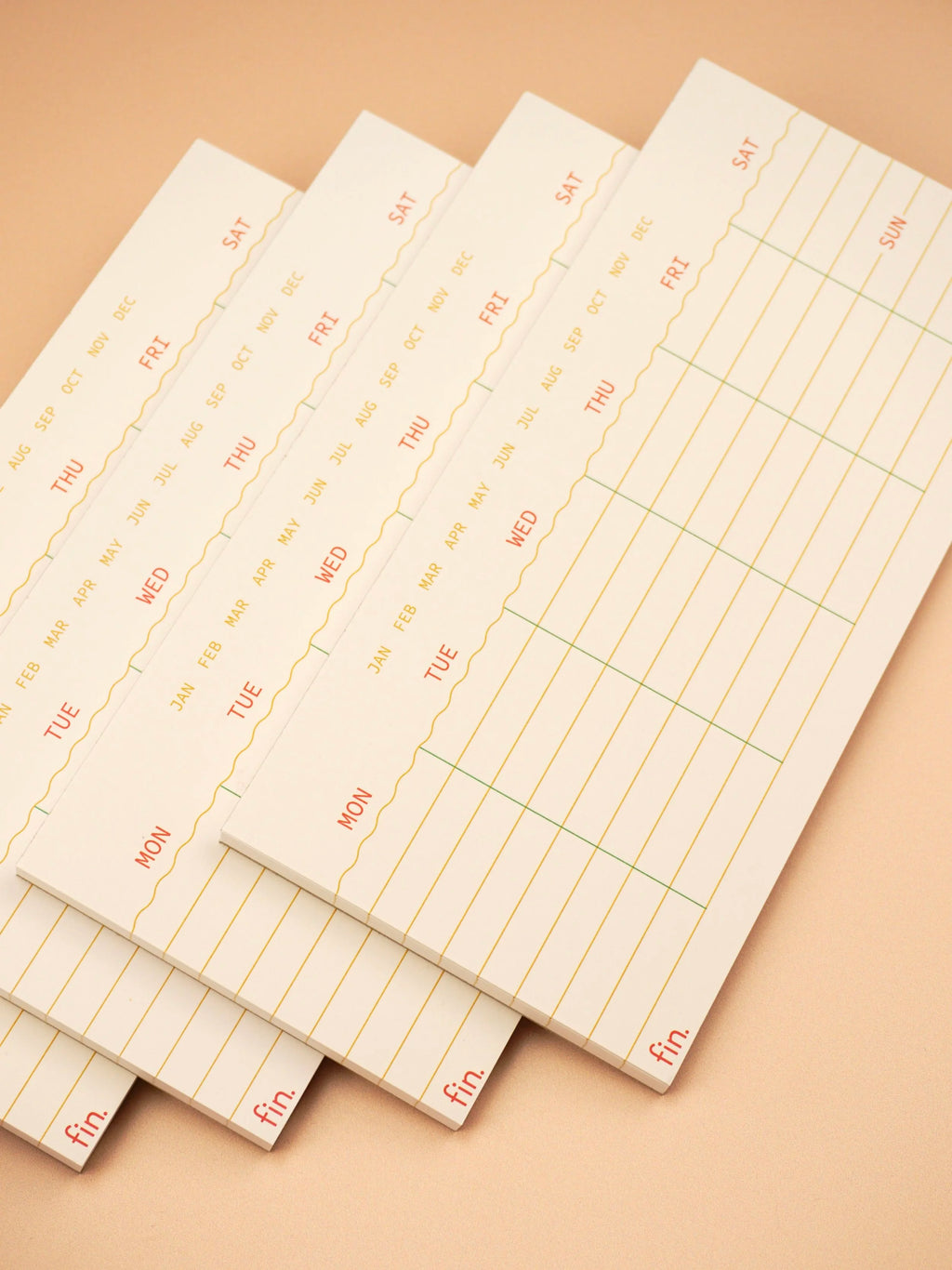 Mini Undated Weekly Planner \ DL Size Weekly Planner