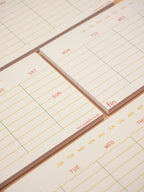 Mini Undated Weekly Planner \ DL Size Weekly Planner