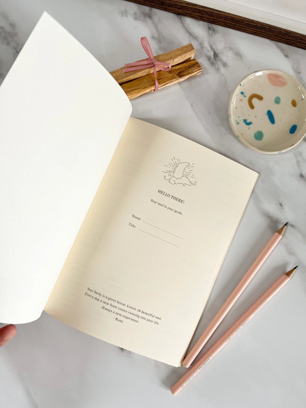 Personalised Self-Care Journal / Tulips A5