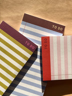 Striped To-Do List Pad / DL Size