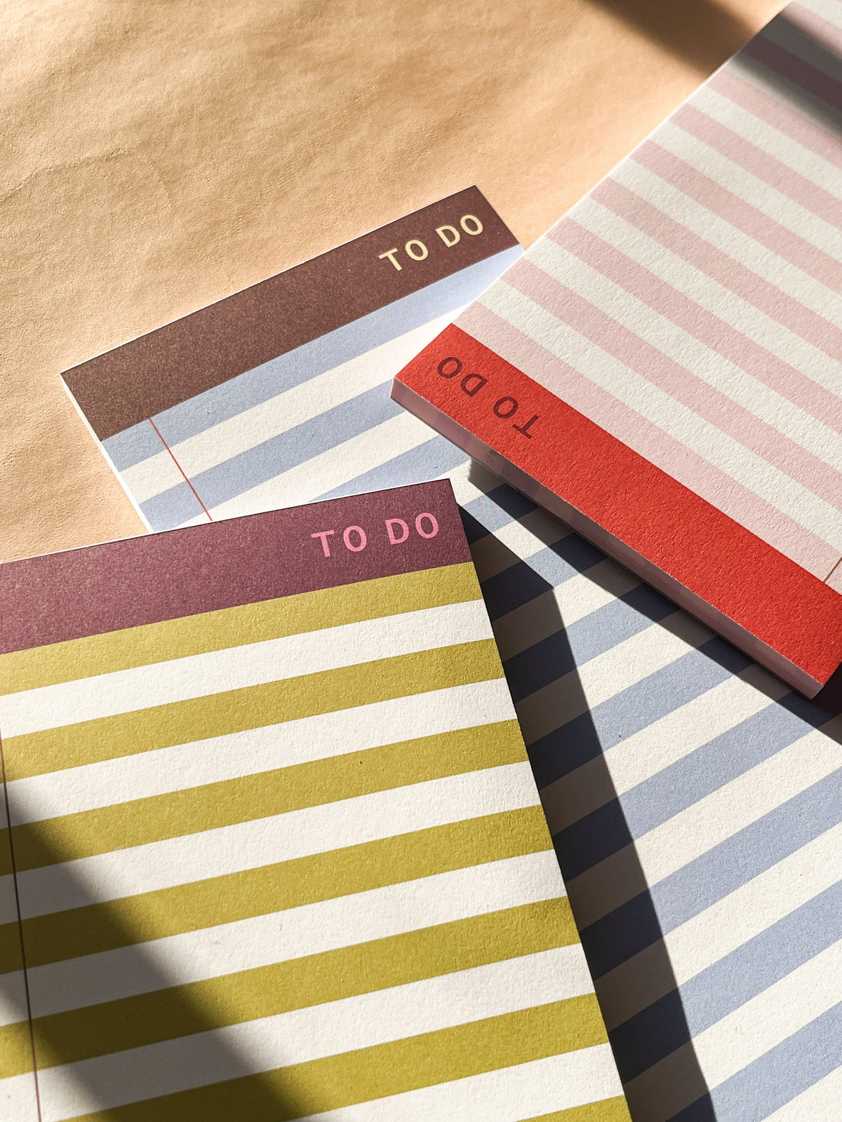 Striped To-Do List Pad / DL Size