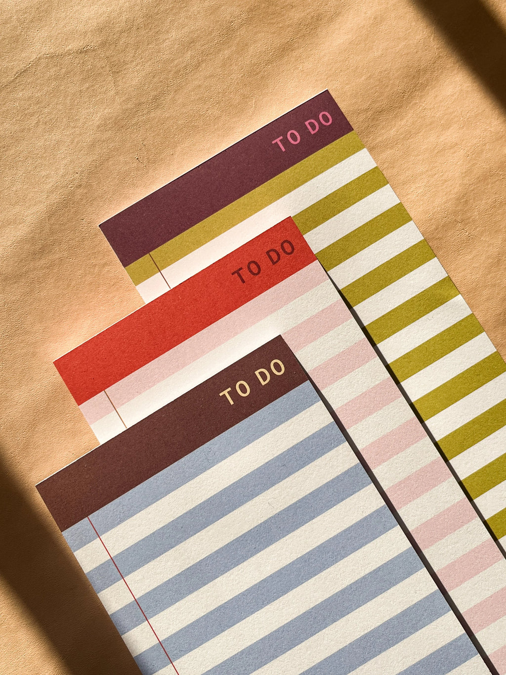 Striped To-Do List Pad / DL Size