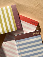 Striped To-Do List Pad / DL Size