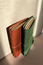 BIFOLD Leather Journal Cover / Buttero 1.4 - 1.6 mm / A & B Sizes!
