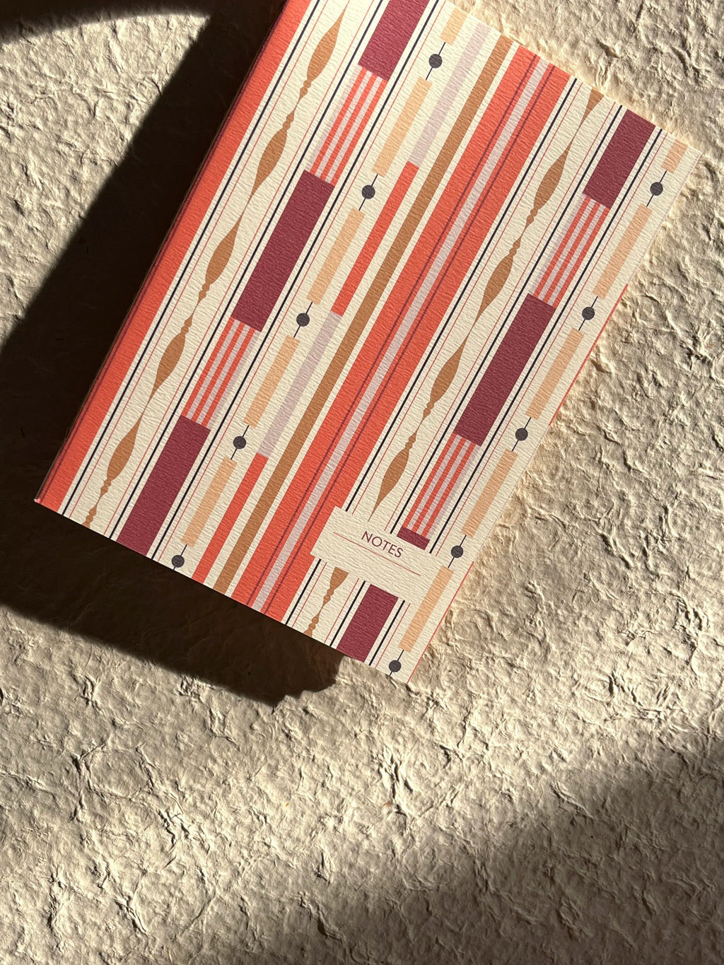 Sienna \ Stripes Handmade Notebook