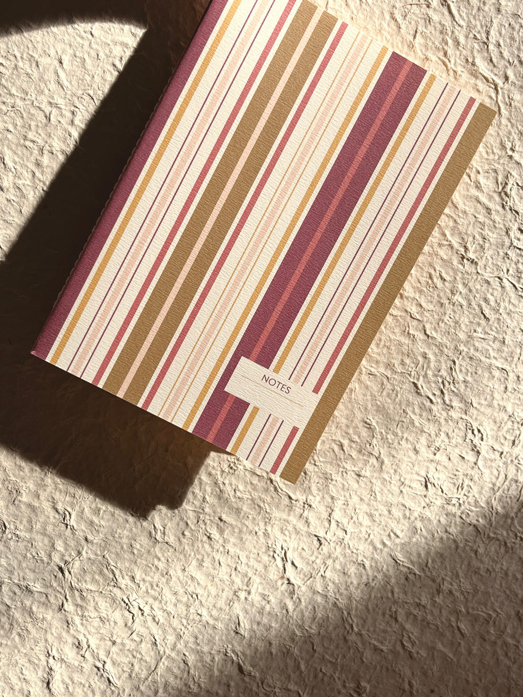 Nina / Multi-color Striped Notebook