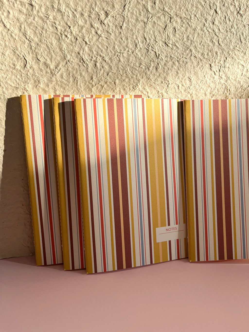 Jude / Multi-color Striped Notebook