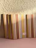 Jude / Multi-color Striped Notebook