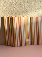Jude / Multi-color Striped Notebook