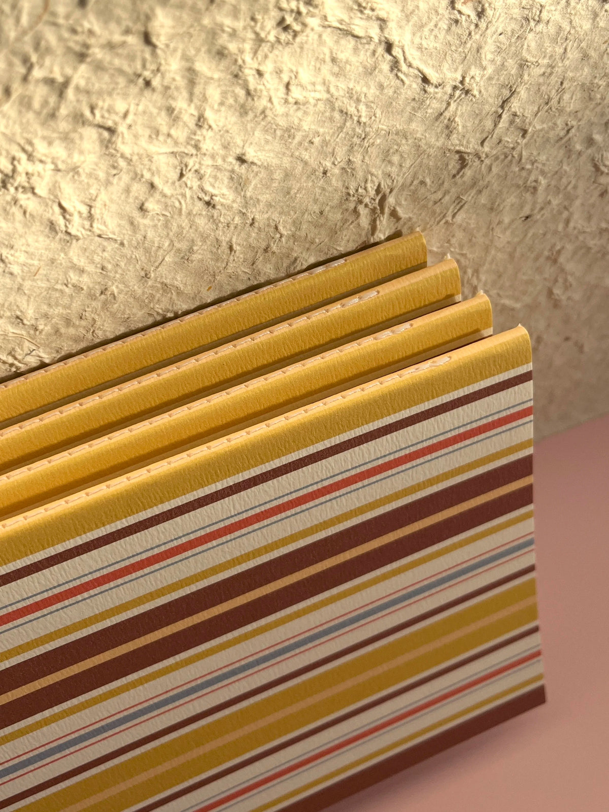 Jude / Multi-color Striped Notebook