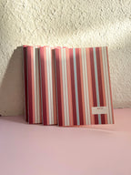 Roy / Vintage Style Striped Notebook