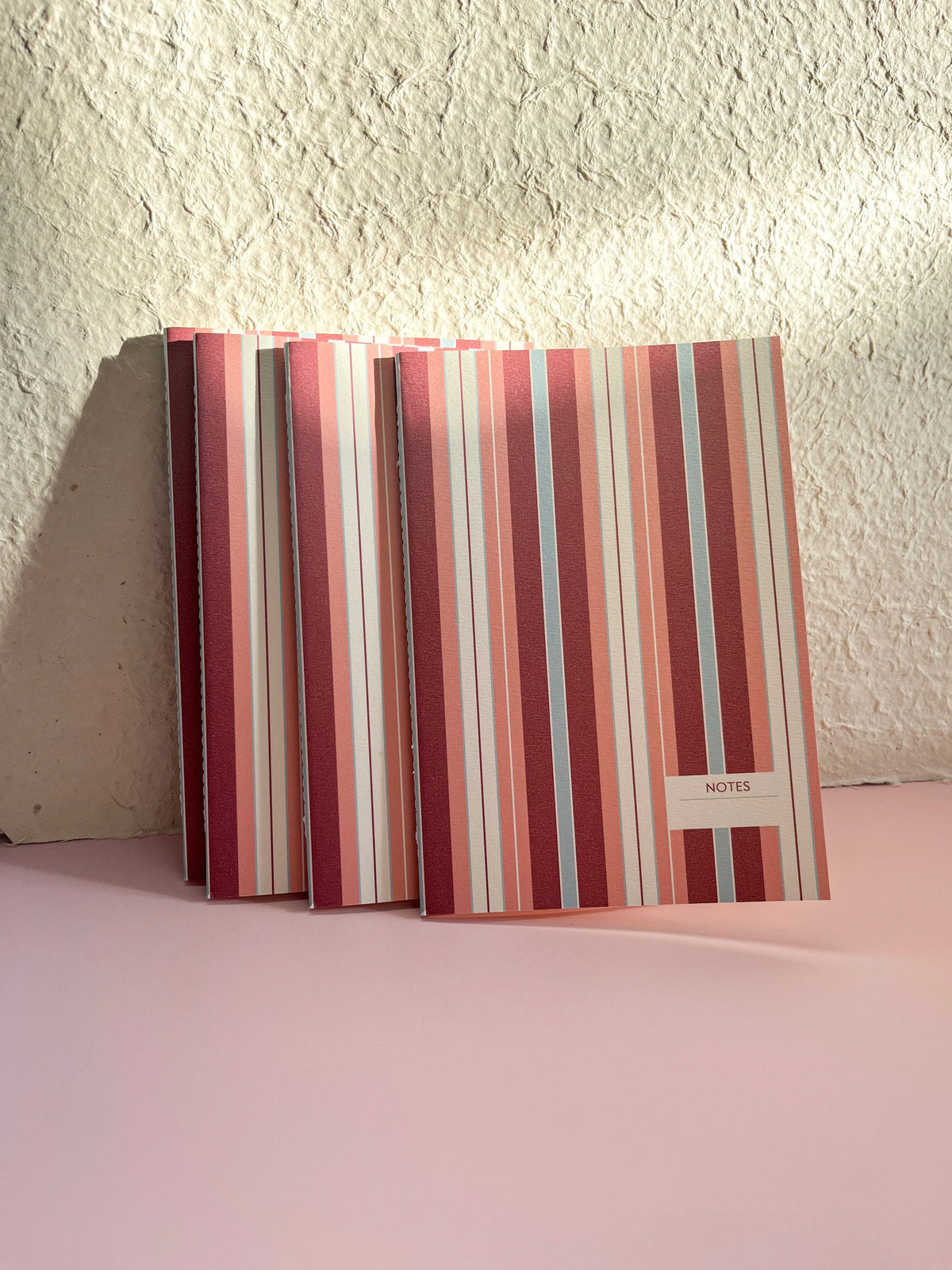 Roy / Vintage Style Striped Notebook