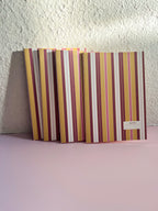 Matilde / Vintage Style Striped Notebook