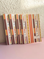 Oasis \ Stripes Handmade Notebook