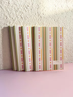 Fern \ Stripes Handmade Notebook