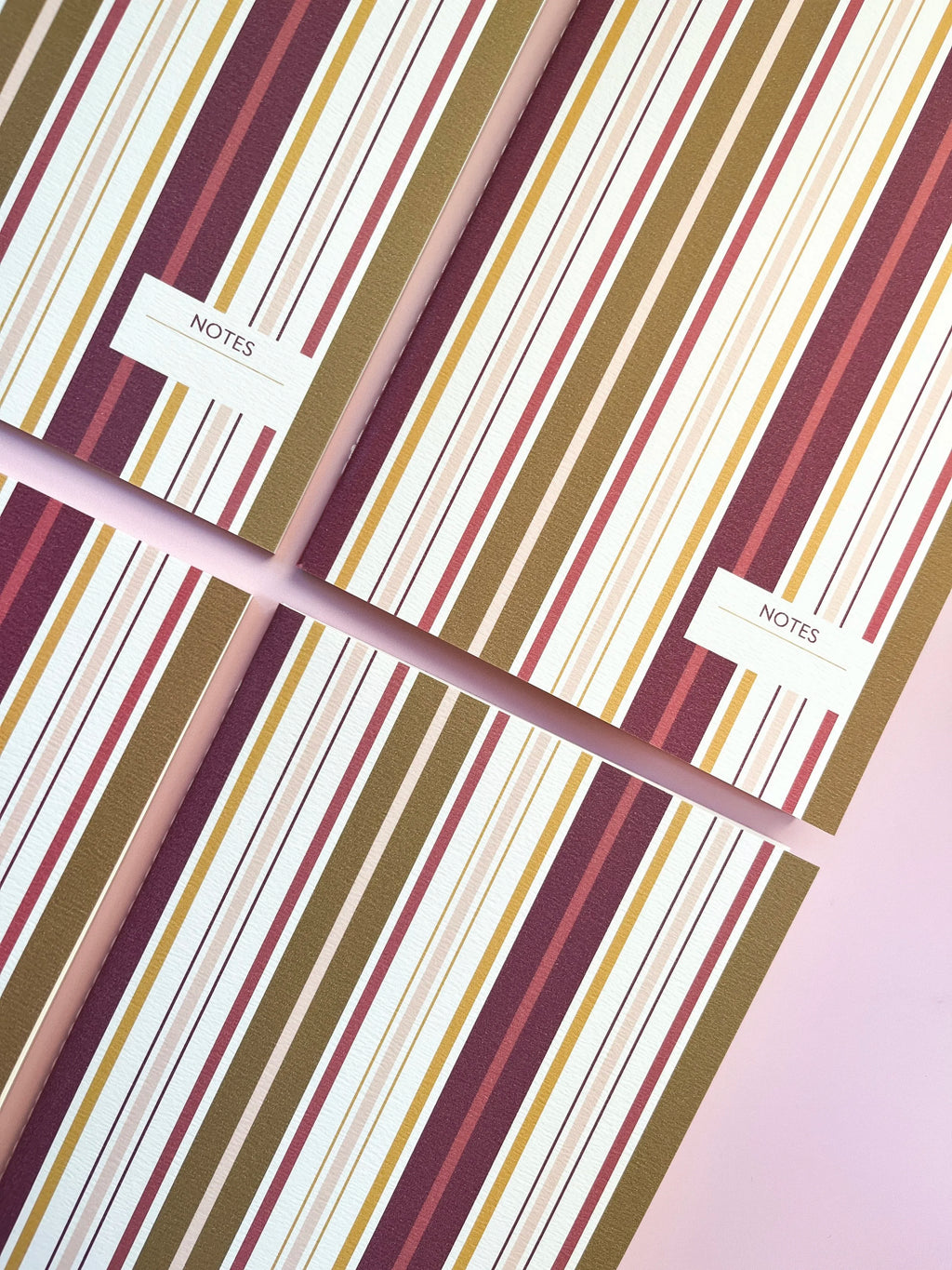 Nina / Multi-color Striped Notebook