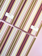 Nina / Multi-color Striped Notebook