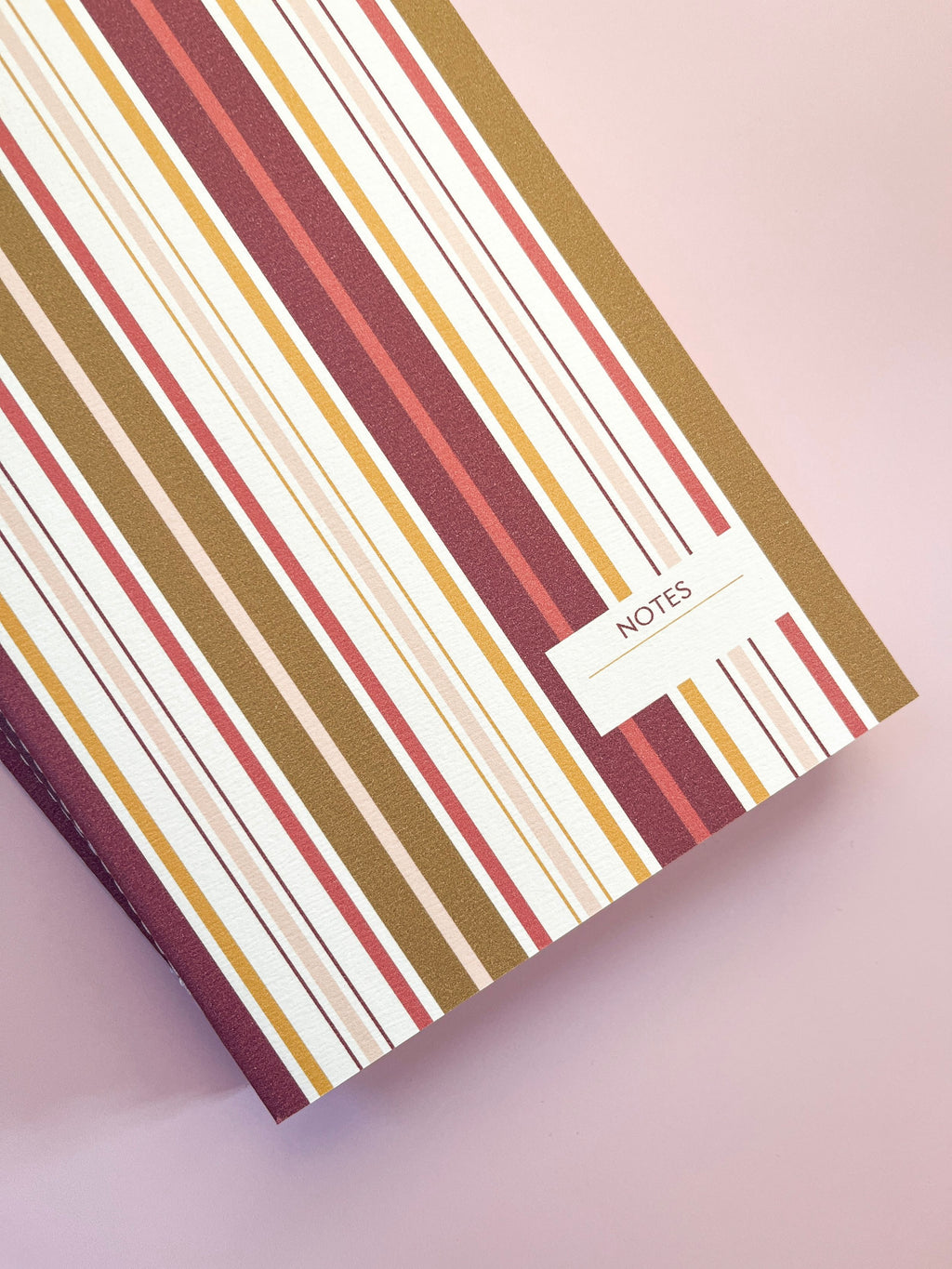 Nina / Multi-color Striped Notebook