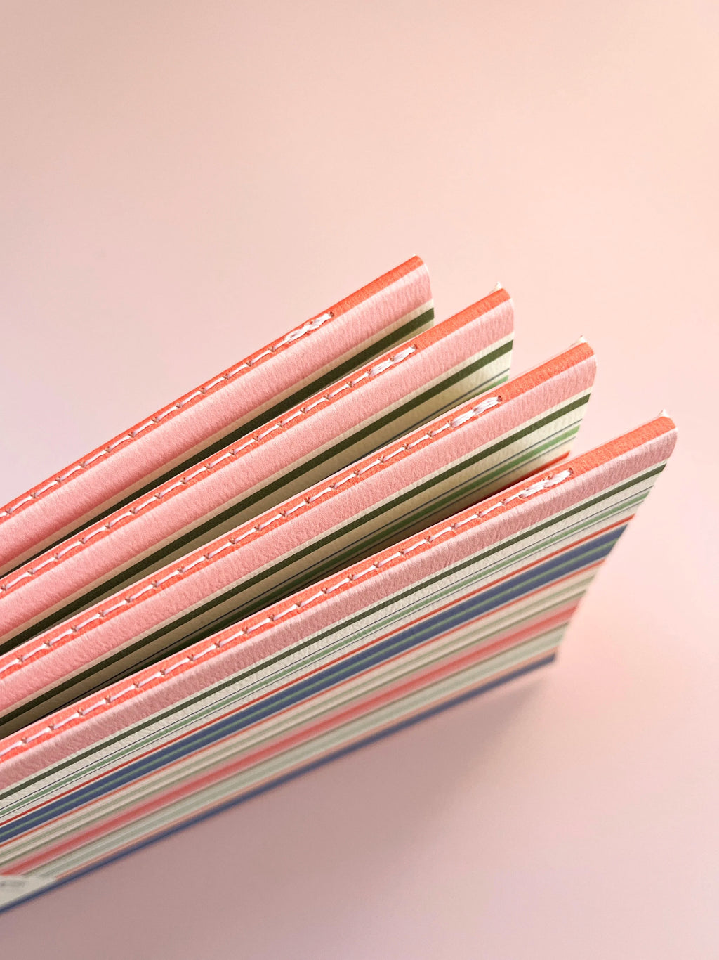 Ivy / Multi-color Striped Notebook