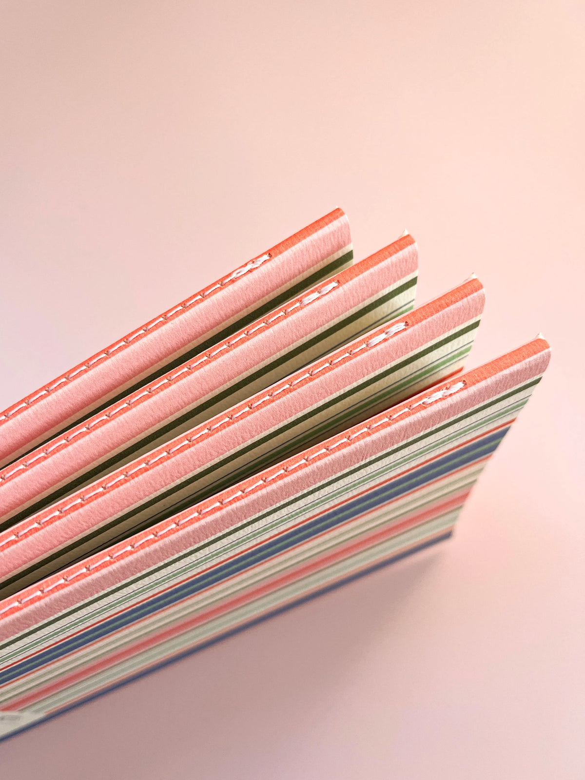 Ivy / Multi-color Striped Notebook