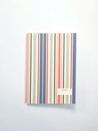 Ivy / Multi-color Striped Notebook