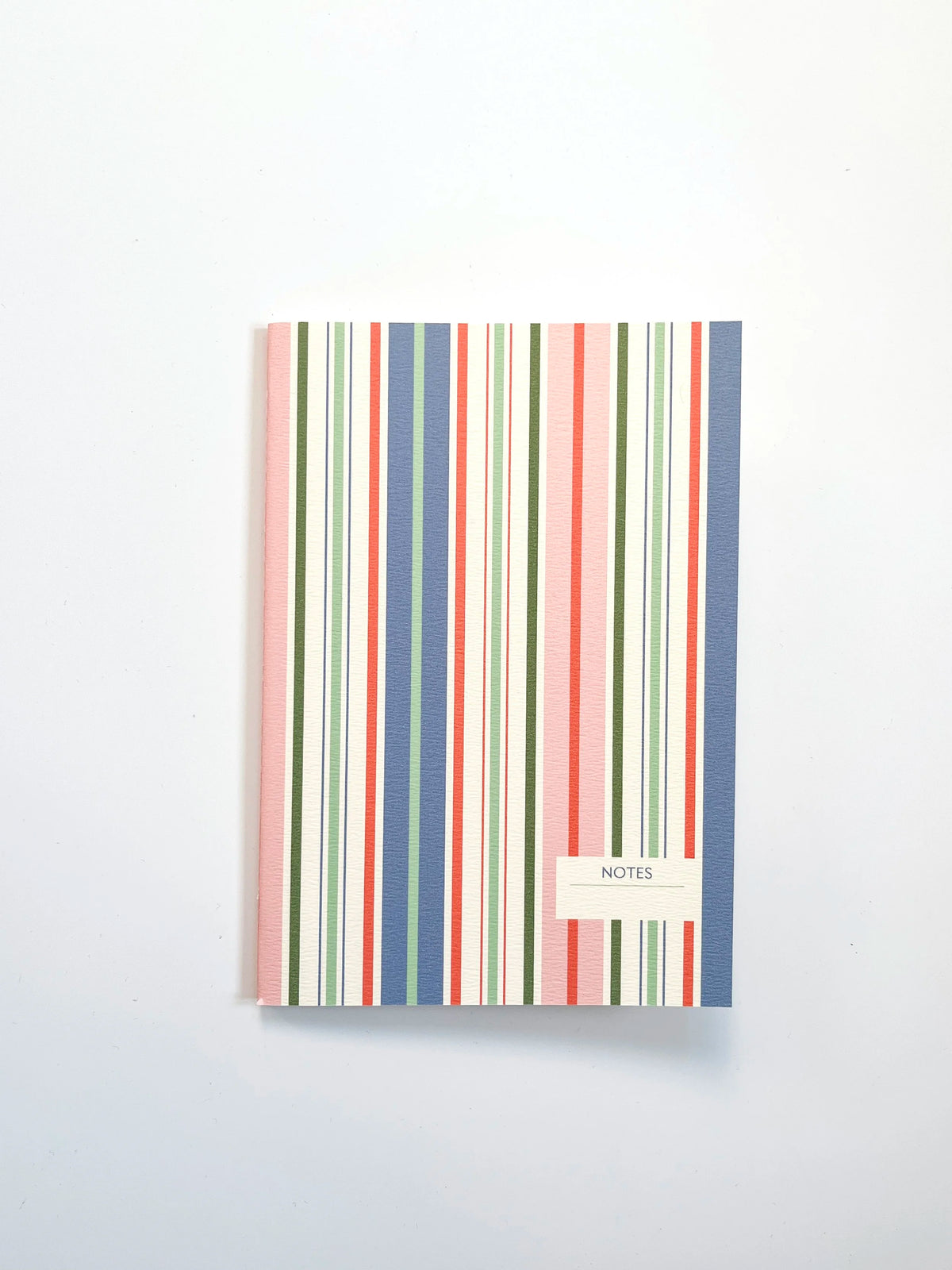 Ivy / Multi-color Striped Notebook