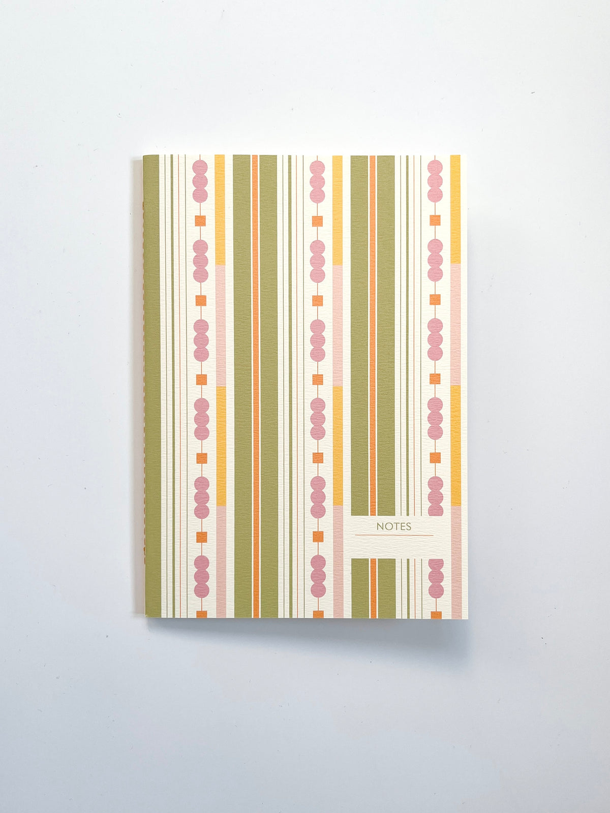 Fern \ Stripes Handmade Notebook