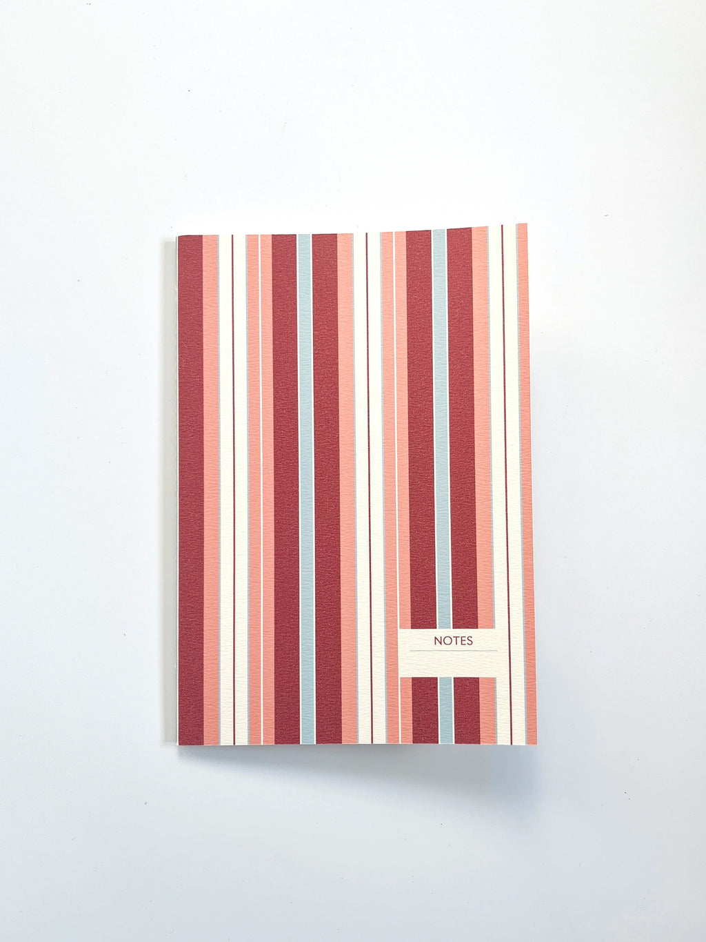 Roy / Vintage Style Striped Notebook
