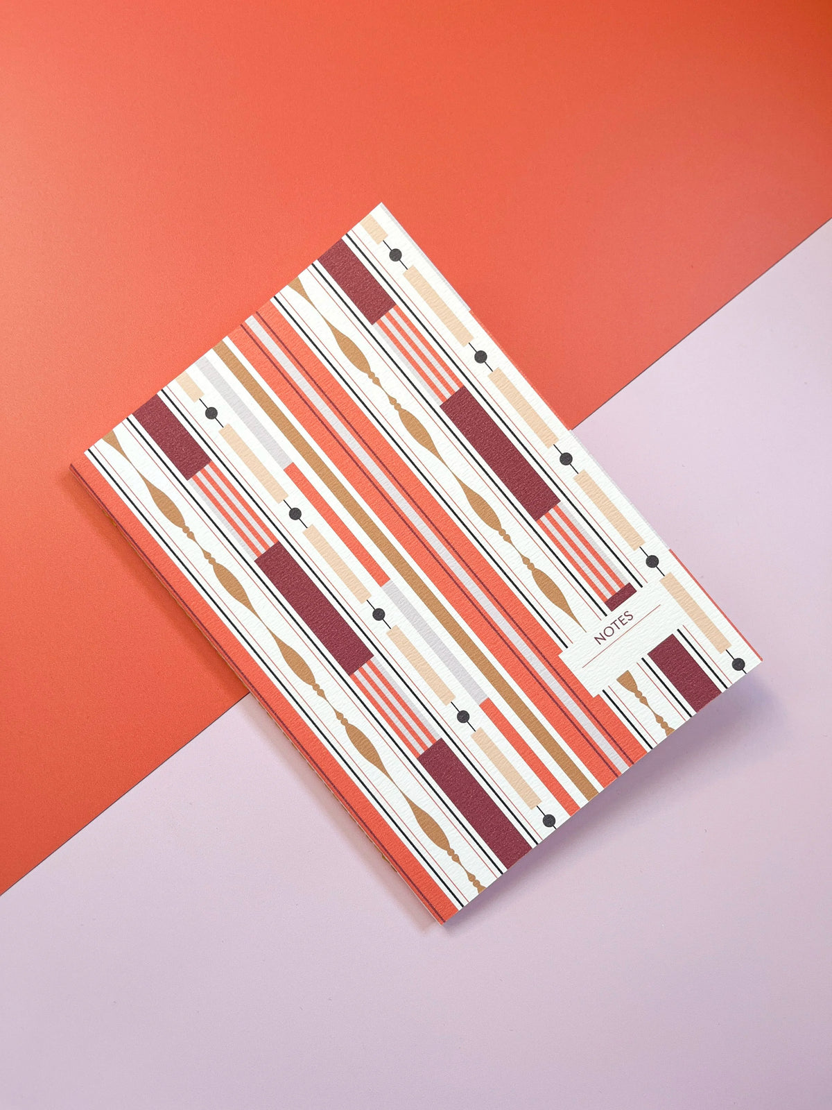 Sienna \ Stripes Handmade Notebook