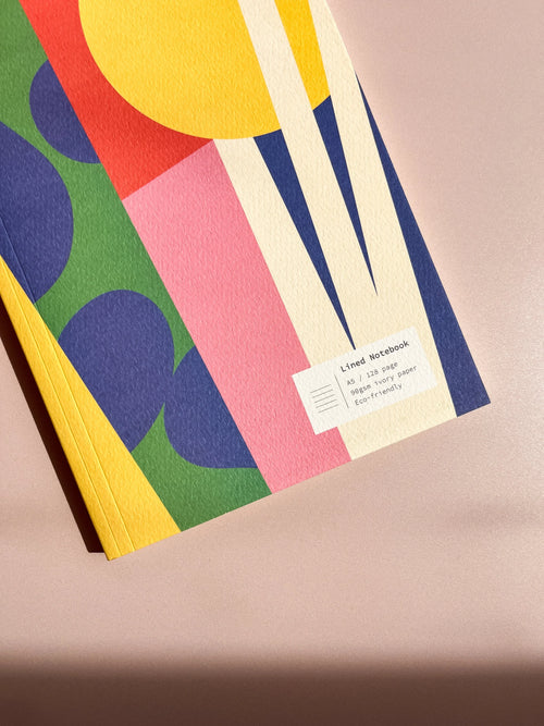 Claudia Lined Notebook \ Lay-Flat Series