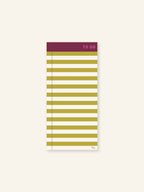 Striped To-Do List Pad / DL Size