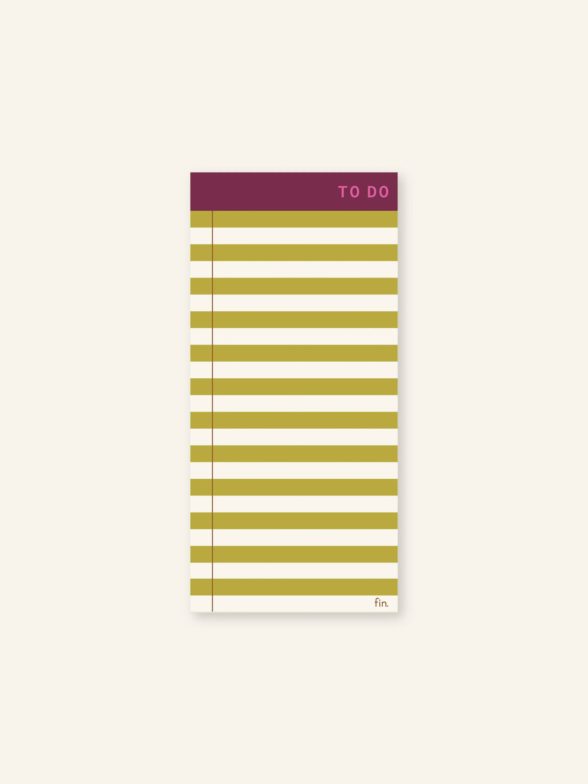 Striped To-Do List Pad / DL Size
