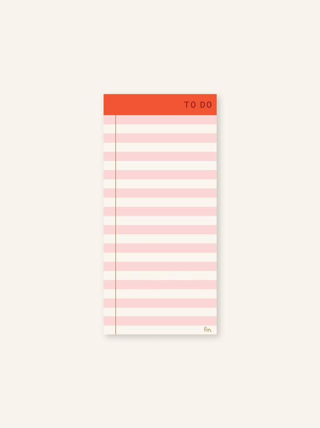 Striped To-Do List Pad / DL Size