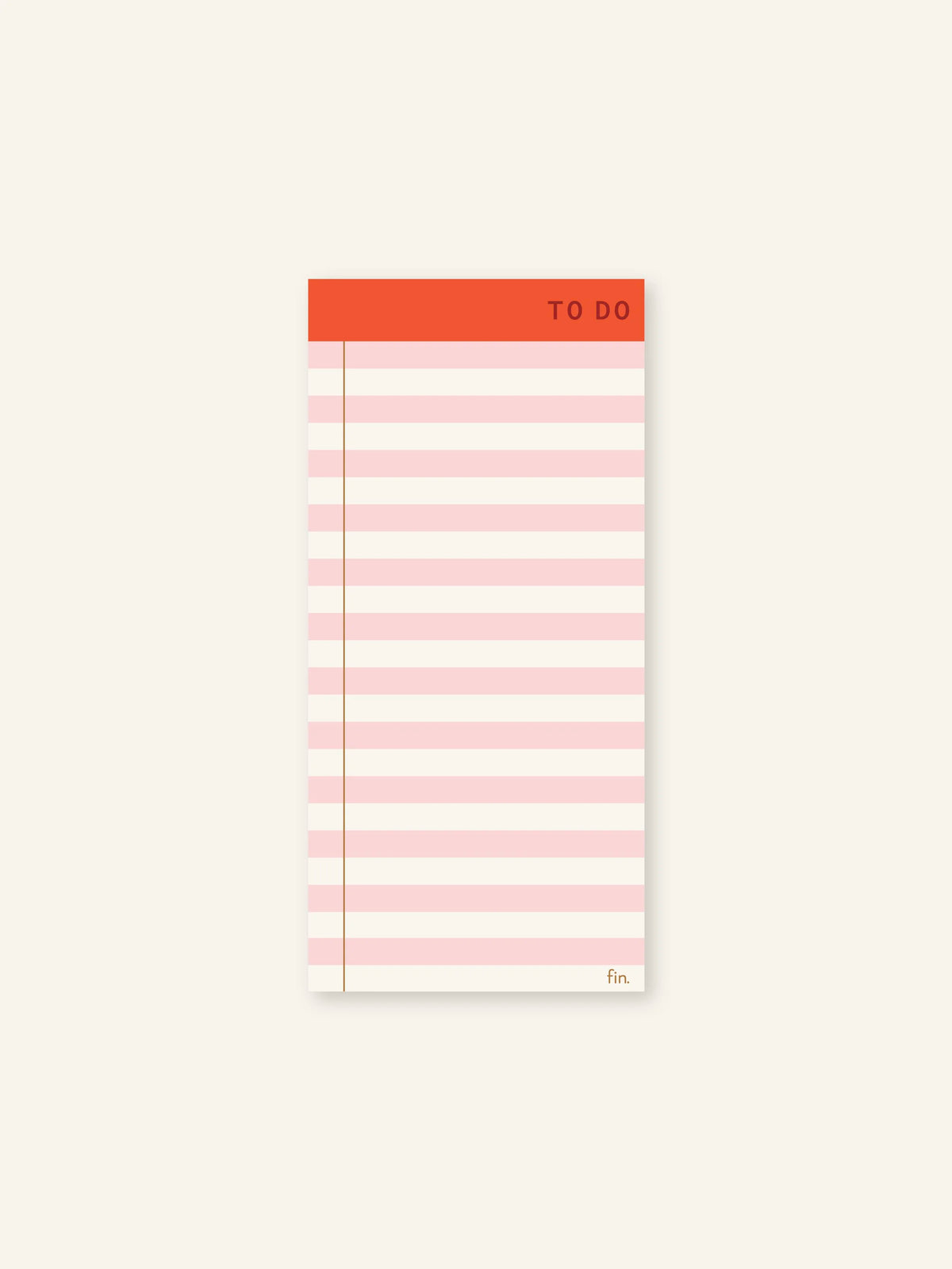 Striped To-Do List Pad / DL Size