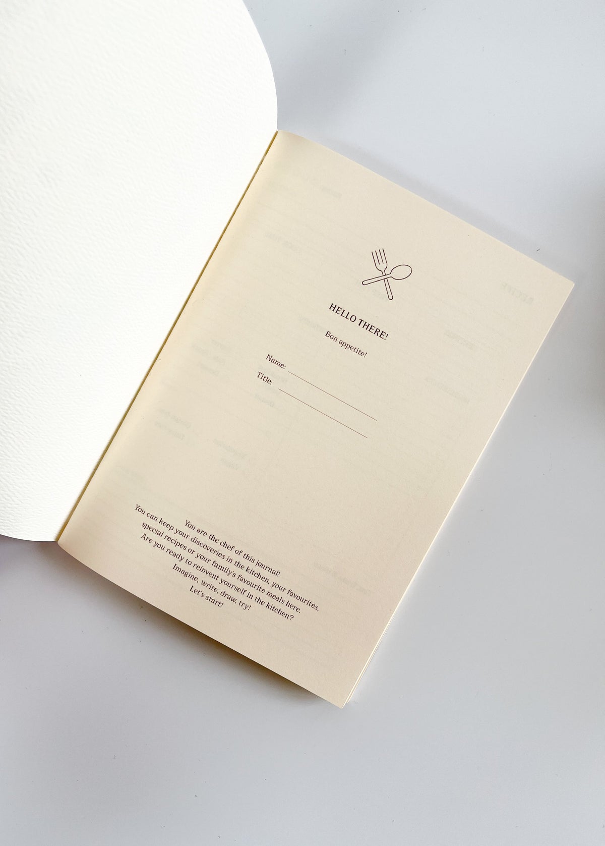 Personalised Recipe Journal / Freshly A5