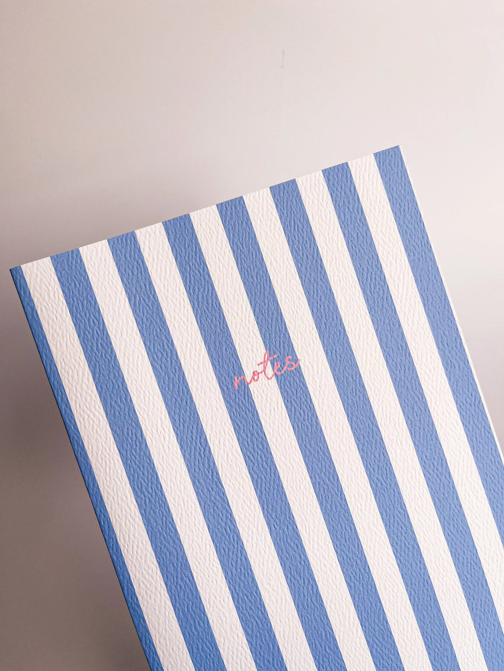 Fin Studio Striped Notebook with Contrast Colour