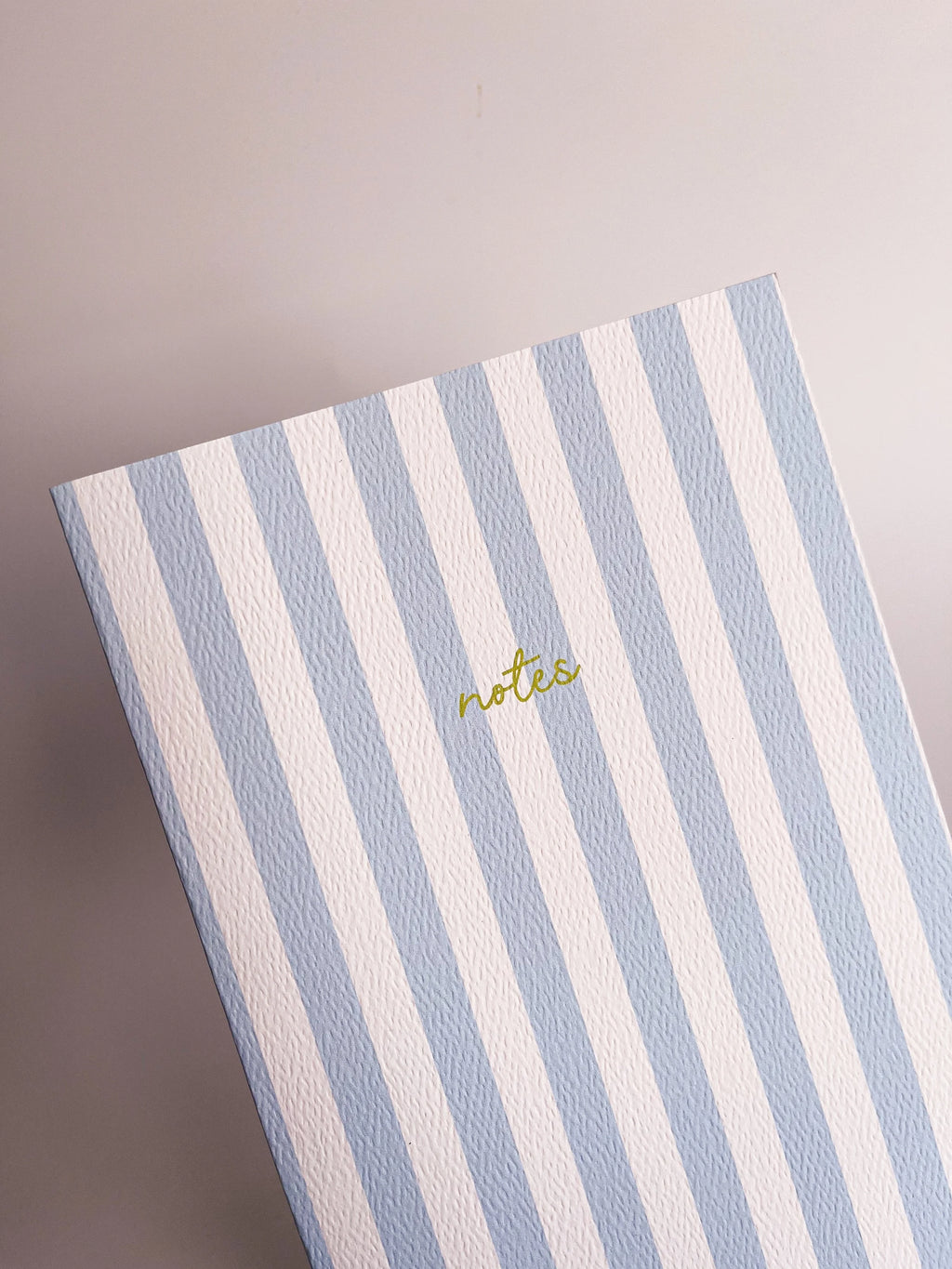 Fin Studio Striped Notebook with Contrast Colour