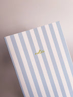 Fin Studio Striped Notebook with Contrast Colour