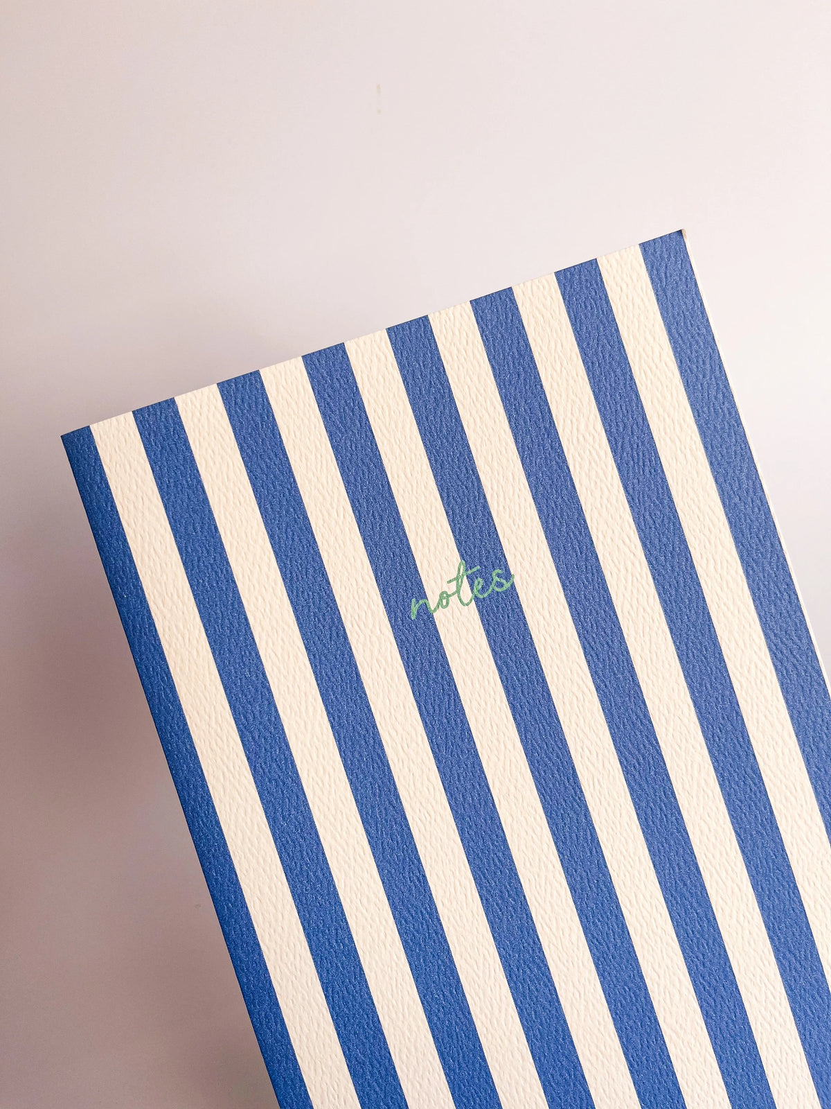 Fin Studio Striped Notebook with Contrast Colour