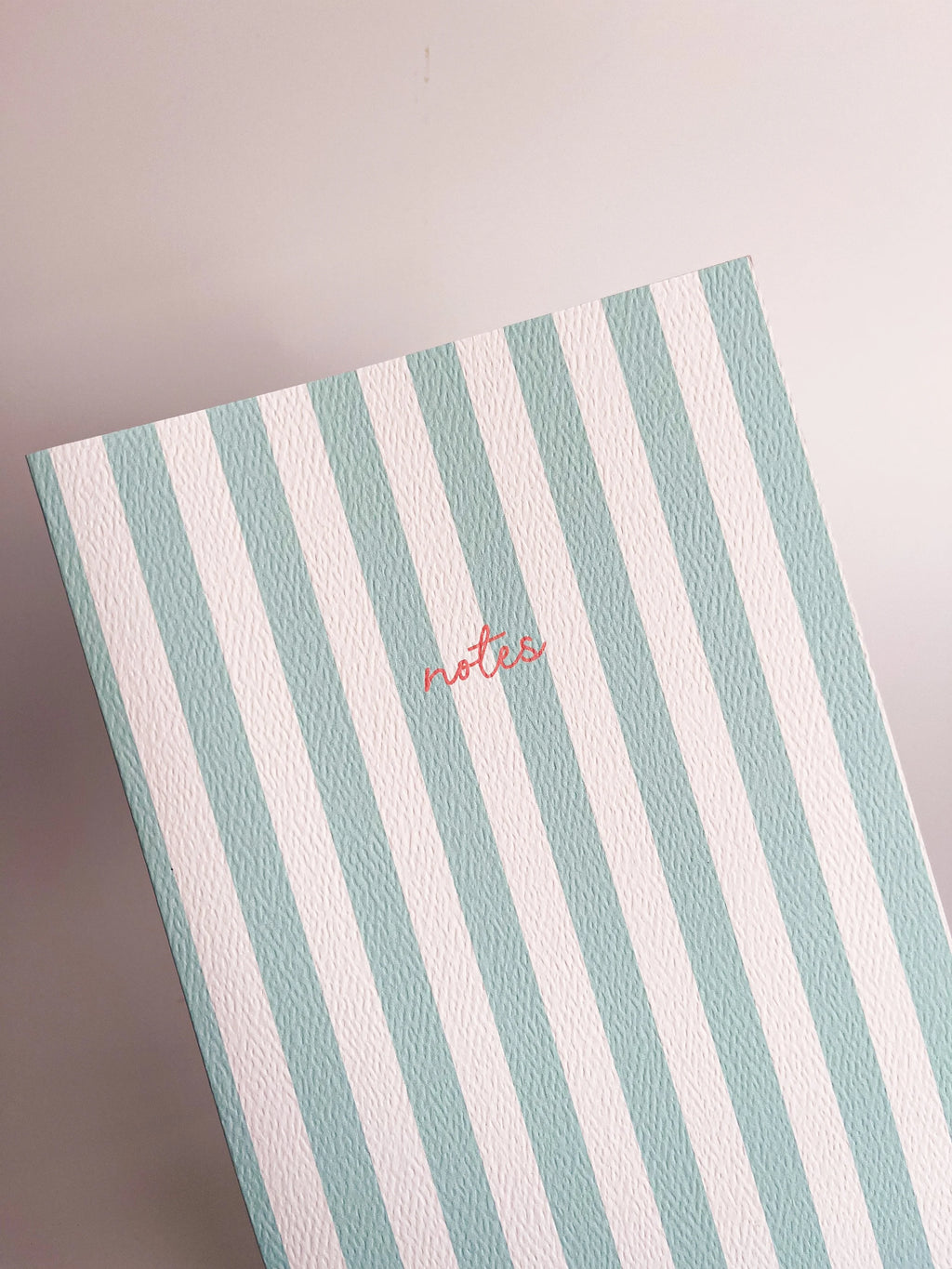Fin Studio Striped Notebook with Contrast Colour
