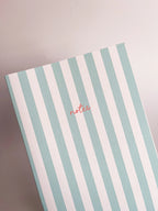 Fin Studio Striped Notebook with Contrast Colour