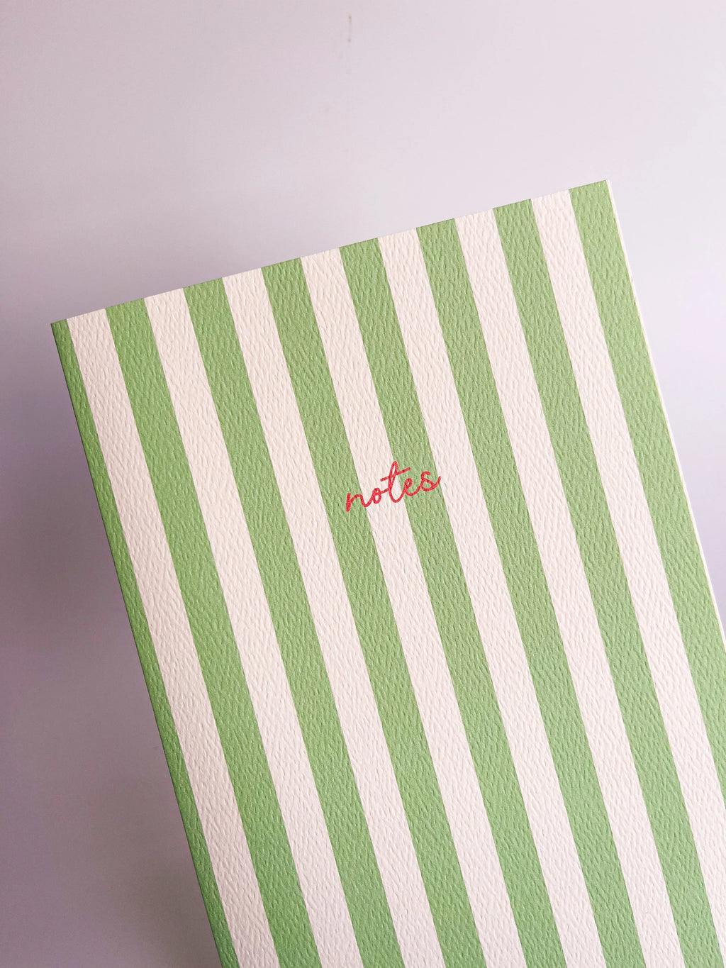 Fin Studio Striped Notebook with Contrast Colour