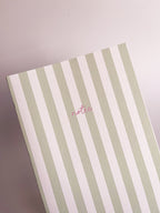 Fin Studio Striped Notebook with Contrast Colour