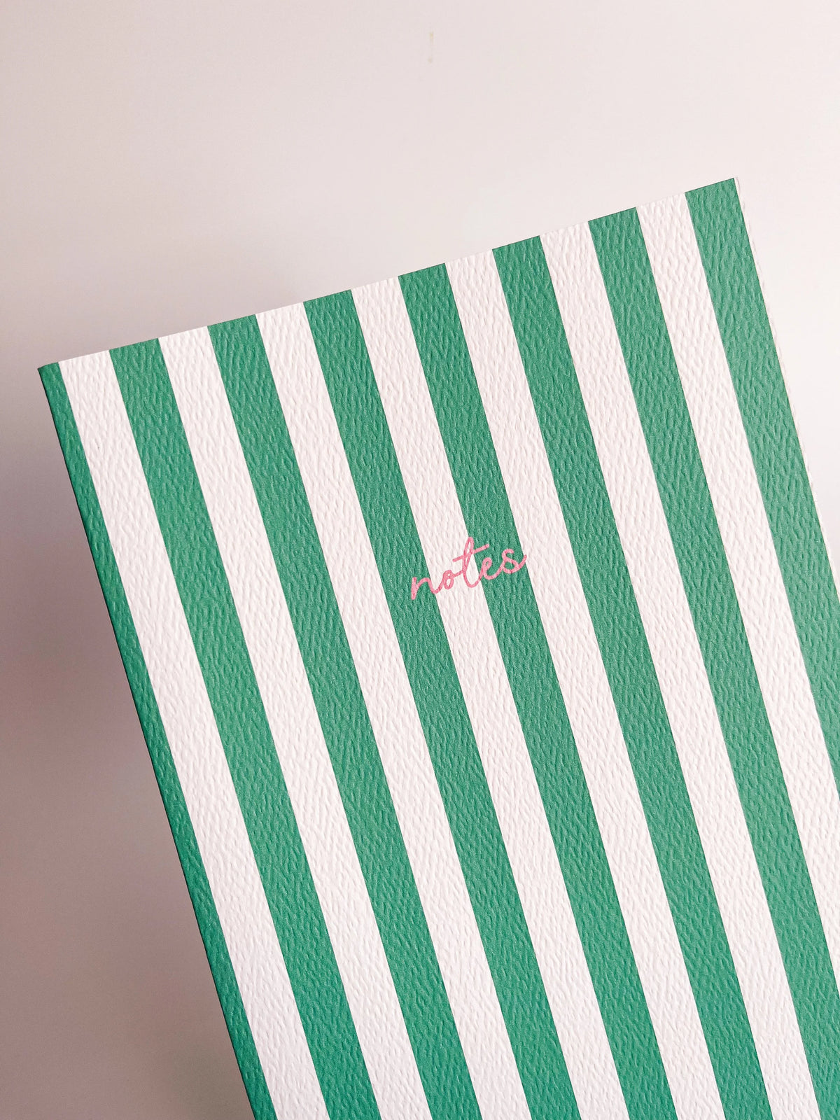 Fin Studio Striped Notebook with Contrast Colour